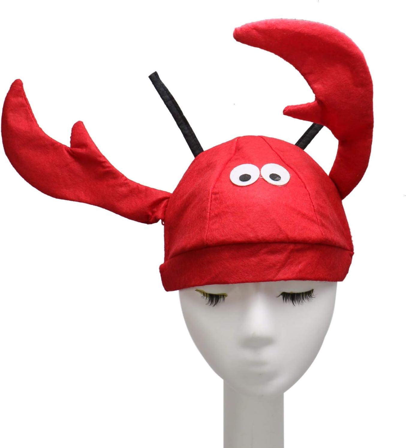 Amazon.co.jp JETEHO ベルベット ロブスターハット カニの帽子 ホーム＆キッチン