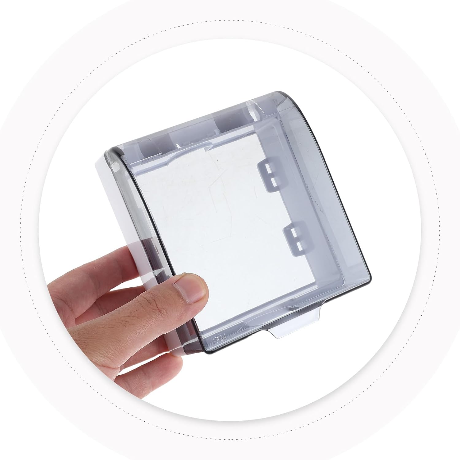Waterproof Switch Protective Cover for Single Outlet Surface Mount Box image 4