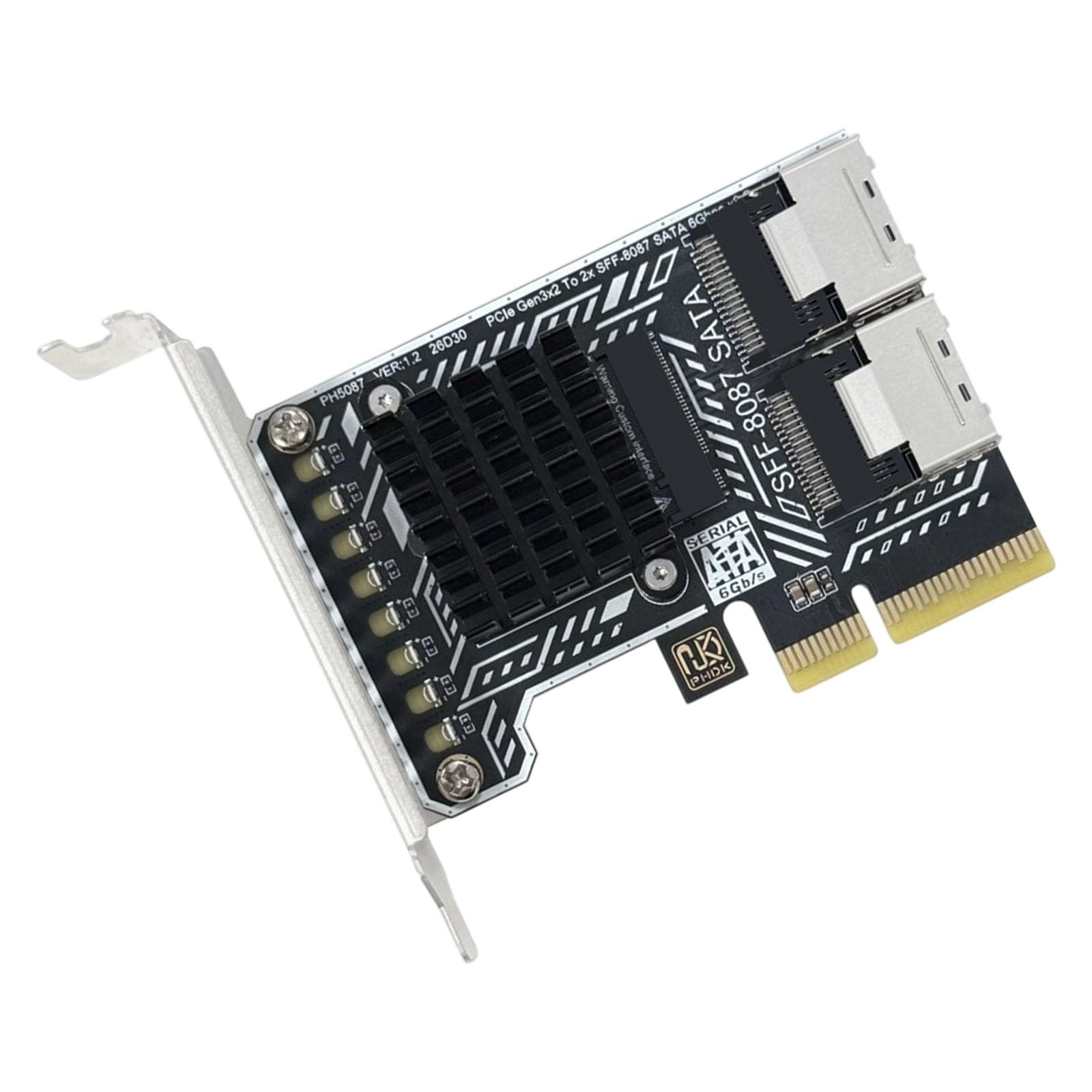 Carte adaptateur de stockage avec dissipateur thermique intégré