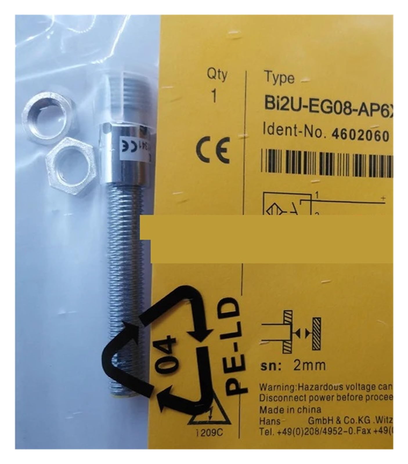JJKKOZVQF BI2-EG08-AP6X-H1341 BI2-EG08-AN6X-H1341 proximity sensor(BI2-EG08-AP6X-H1341)