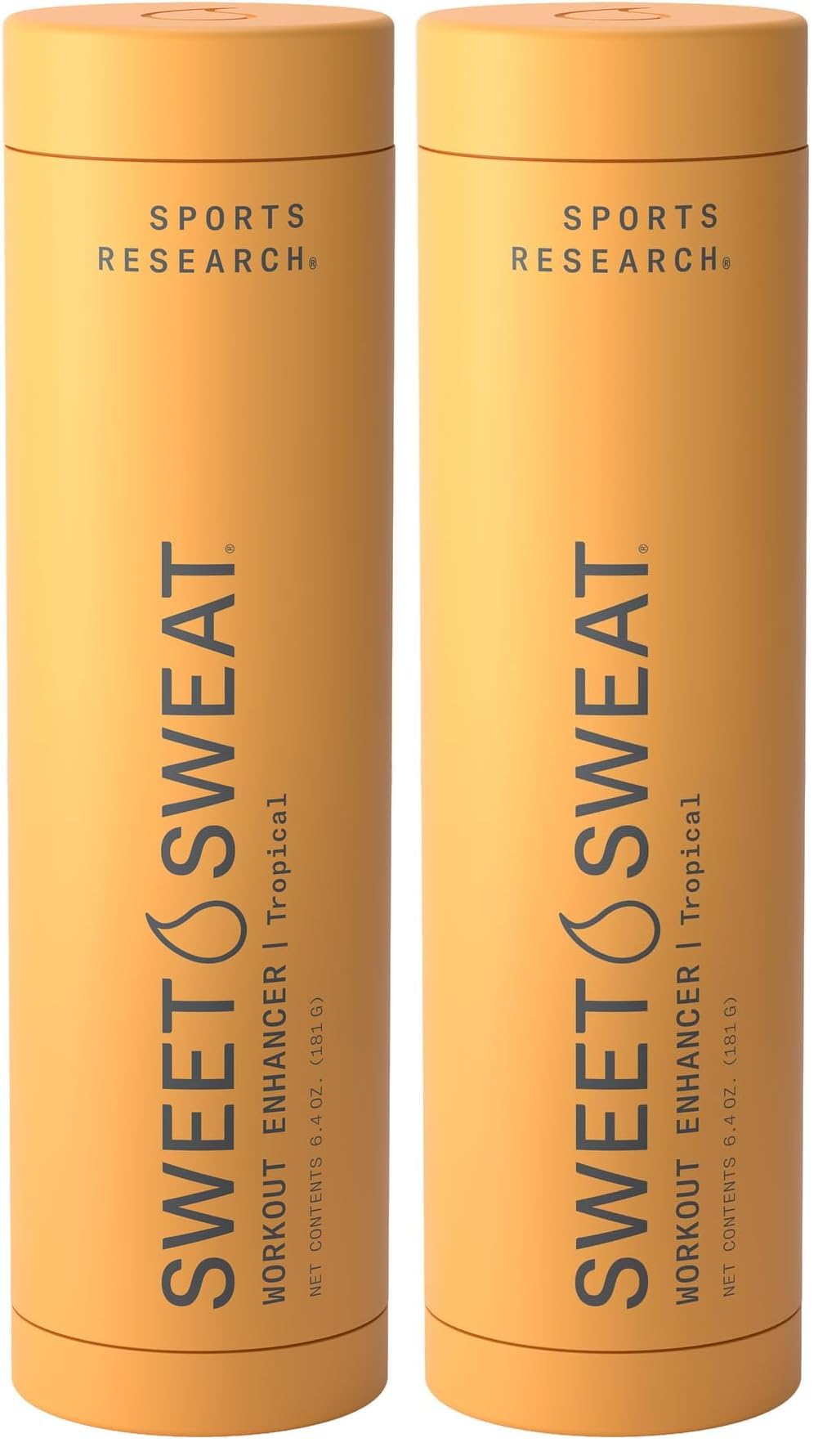 Sweet Sweat­® 'Workout Enhancer' Gel, Tropical - 6.4oz Stick (2-Pack) 6.4 Ounce Stick (Pack of 2) Tropical