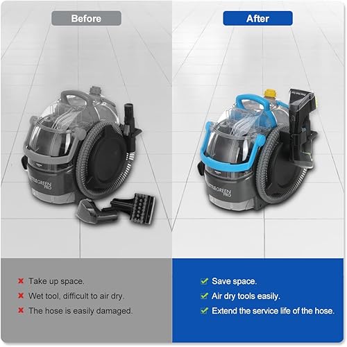 Miniatura 2 de LANMU Soporte para accesorios compatible con Bissell Little GreenSpotClean Pet Pro Limpiador de alfombras portátil modelo 2505, 2891, 2458, 3624,