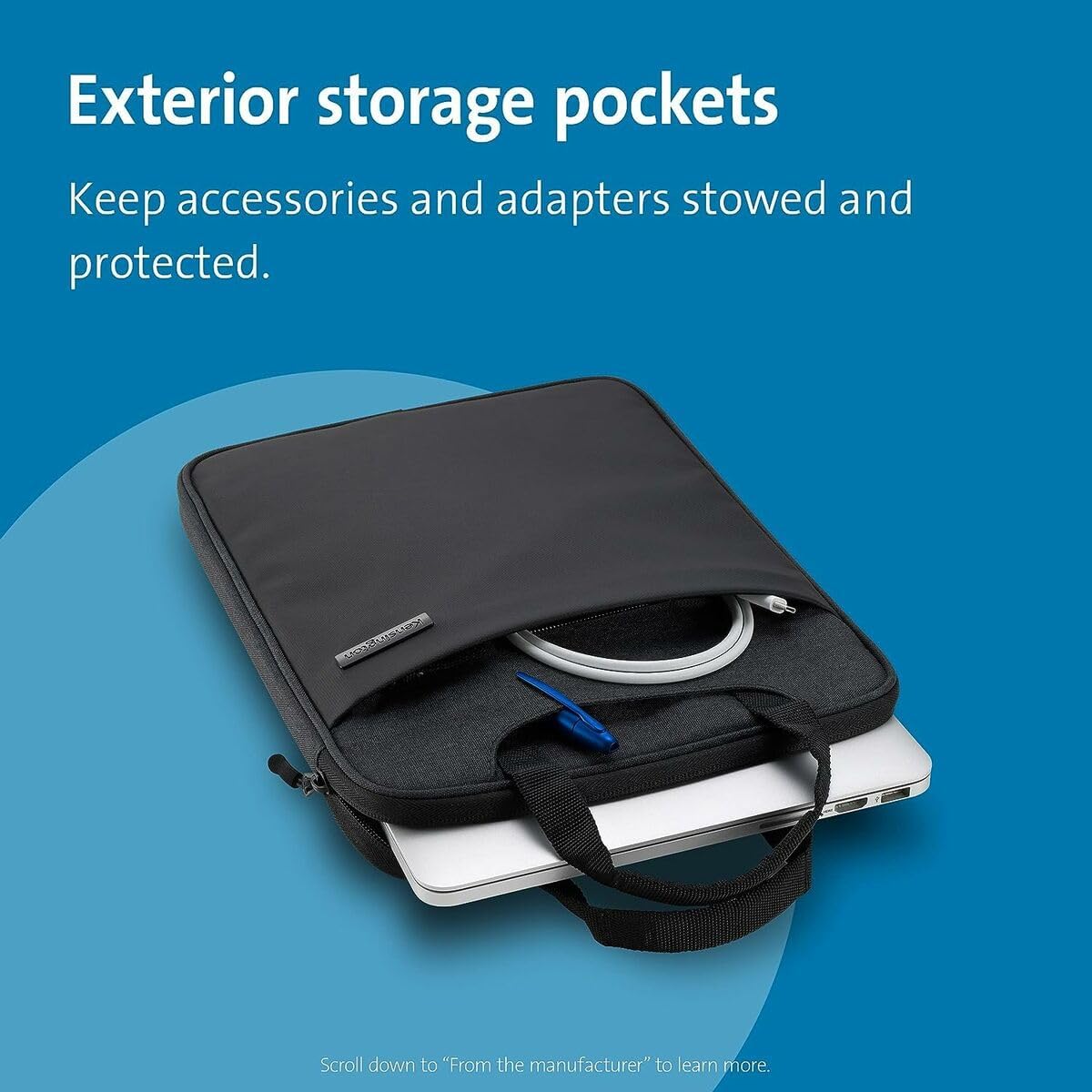 Kensington 12" Eco-Friendly Laptop Sleeve (K60102WW)