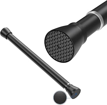Black Tension Rods 28 to 48 Inch and Tension Rods 18-28