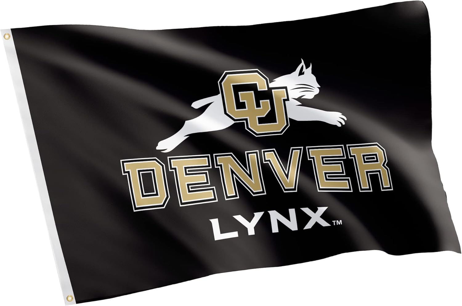 Desert Cactus University of Colorado Denver UCD Flag - 3 x 5 Feet Lynx Banner, Indoor/Outdoor Durable Fabric, 100% Polyester Design (Style 2)