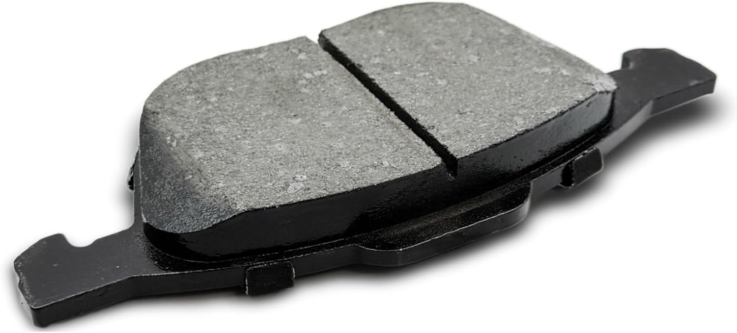 D1044 D1095 8pcs Ceramic Front Rear Brake Pads Set With Clips Fit For 2013-2016 Ford Escape,For 2012-2015 Focus,For 2006-2011 Volvo S40/V50,For Volvo C70/C30,For Mazda 3/5,For Ford Transit Connect