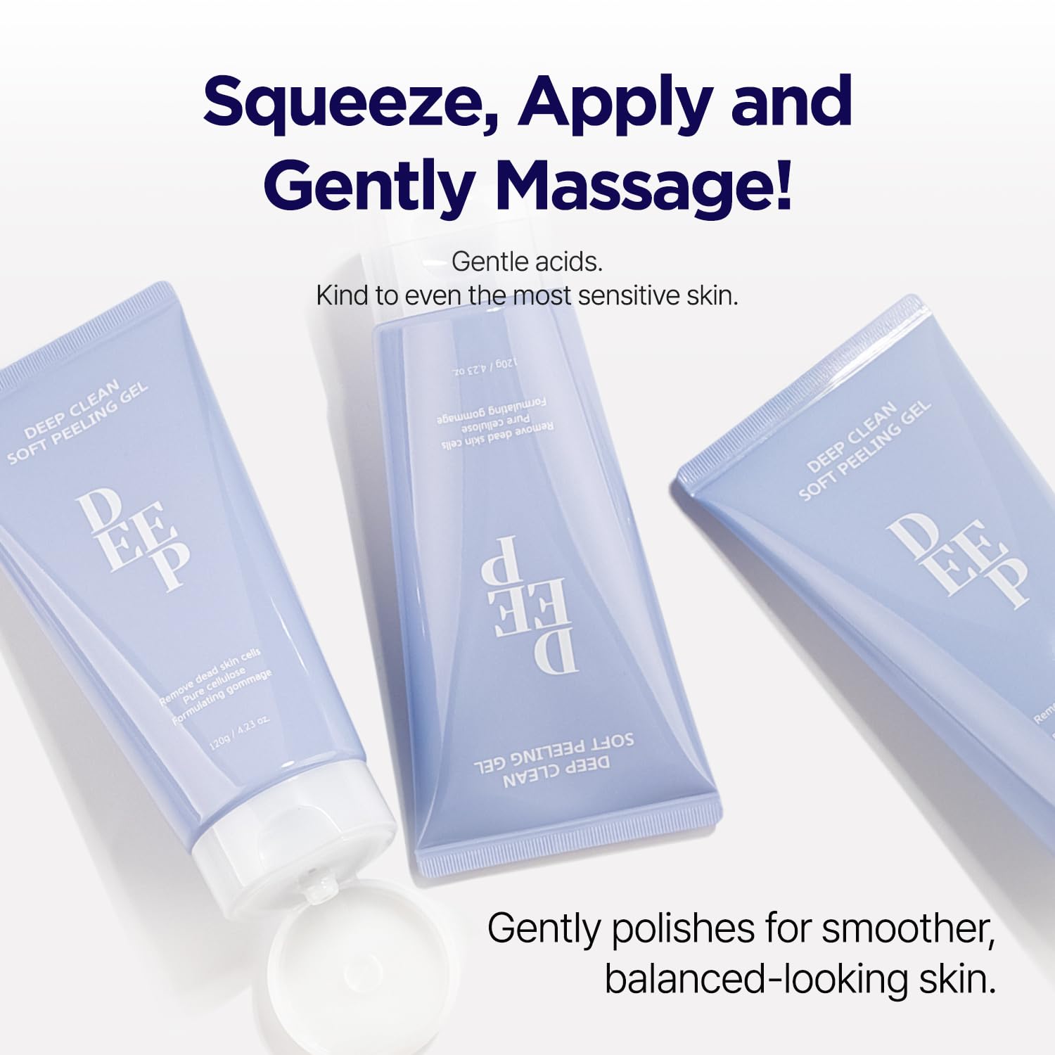 PONGDANG Deep Clean Soft Peeling Gel 4.23oz | Daily Exfoliator for Dead Skin & Blackhead Care | Pore-Minimizing & Safe for Sensitive Skin | Cruelty-Free | Korean Skin Care - Image 3