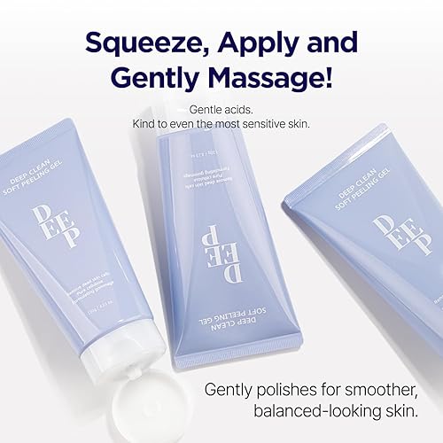 Miniatura 3 de PONGDANG Deep Clean - Gel pelador suave de 4.23 onzas, exfoliante diario para piel muerta y cuidado de puntos negros, minimiza los poros y seguro