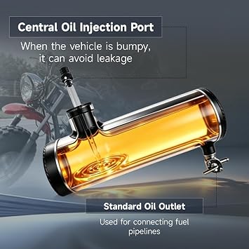 10 Gas Tank Aluminum Cylinder for Coleman CT200U BT200X Mini Bike Black