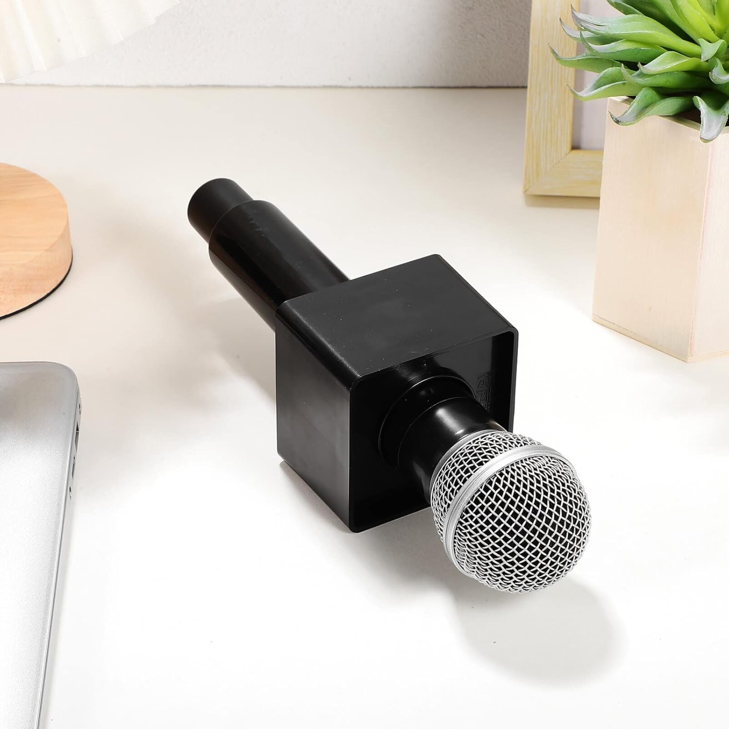 Microfono Finto Giocattolo - Prop Realistico In Plastica E Metallo, 17cm, Per Feste E Costumi - Foto 13