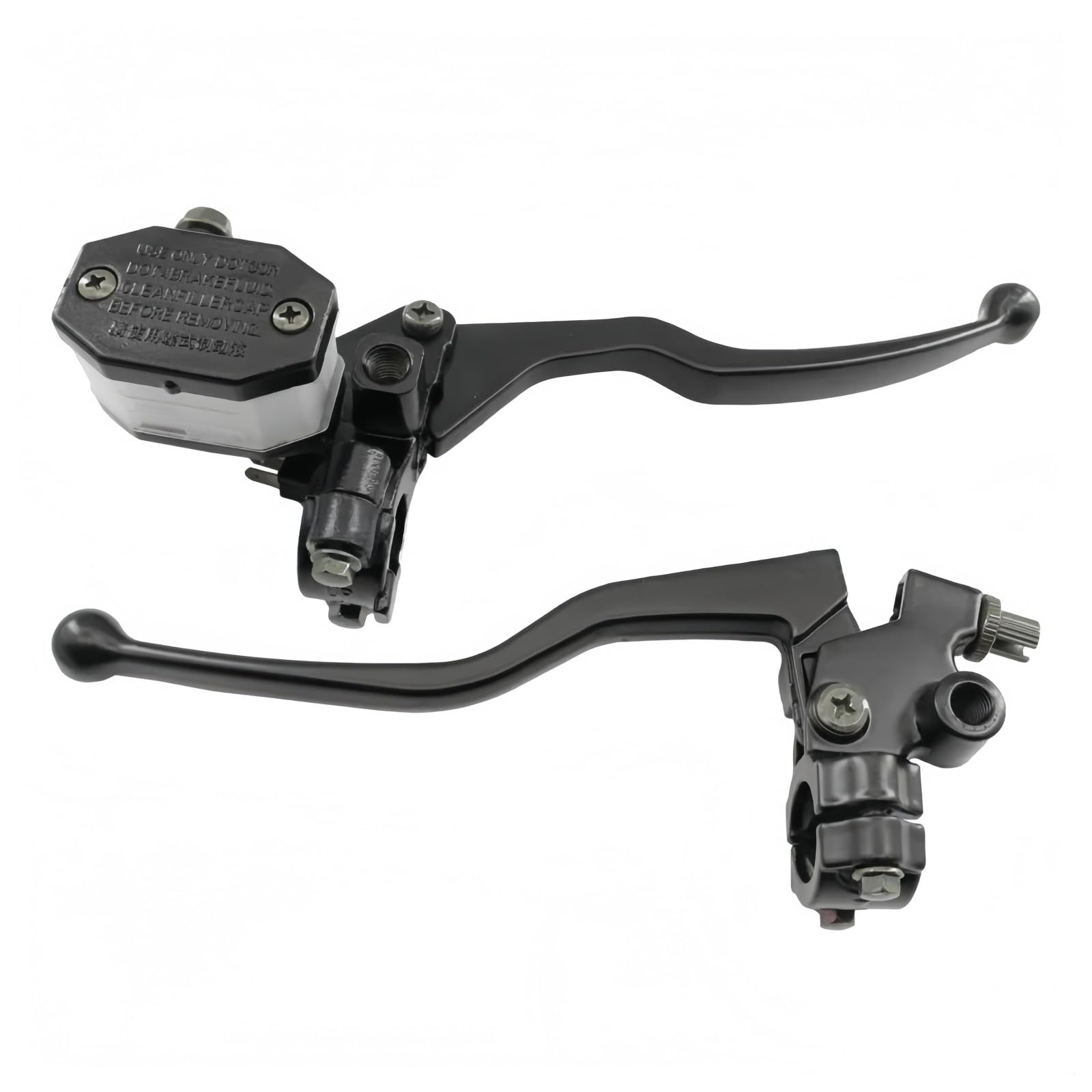 Motorradkupplung CNC-Brems- und Kupplungspumpenstangen für Honda- für Yamaha-Motorräder, Hydraulikteile für Hauptbremszylinder(Section A)