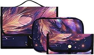 Juego de organizador de viaje plegable de 3 p...