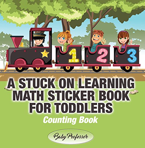 A Stuck on Learning Math Sticker Book for Toddlers - Counting Book (English Edition)