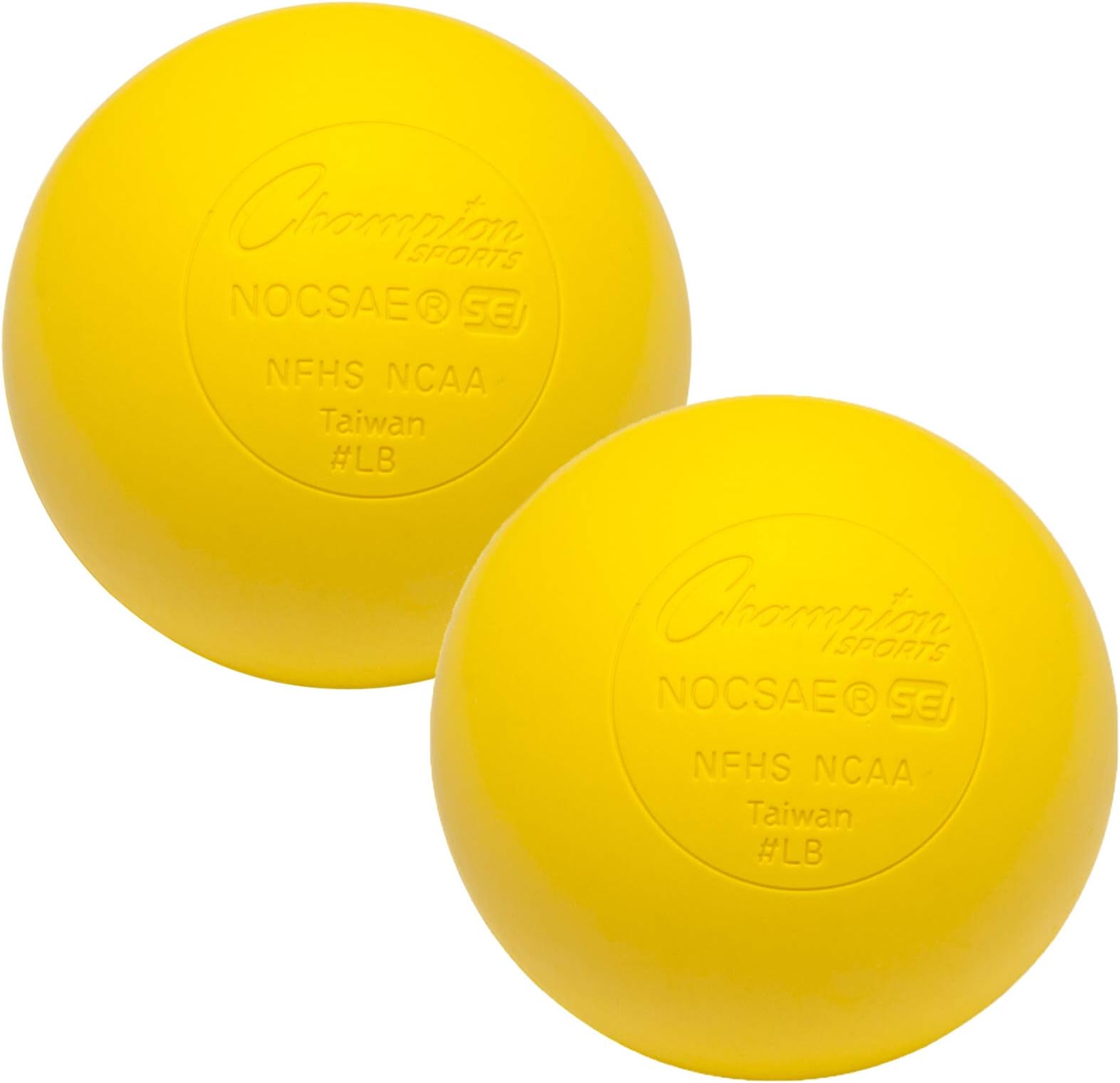 Champion Sports Lacrosse Balls & Rhino Skin Balls – Official Size, SEI Certified, Multiple Colors