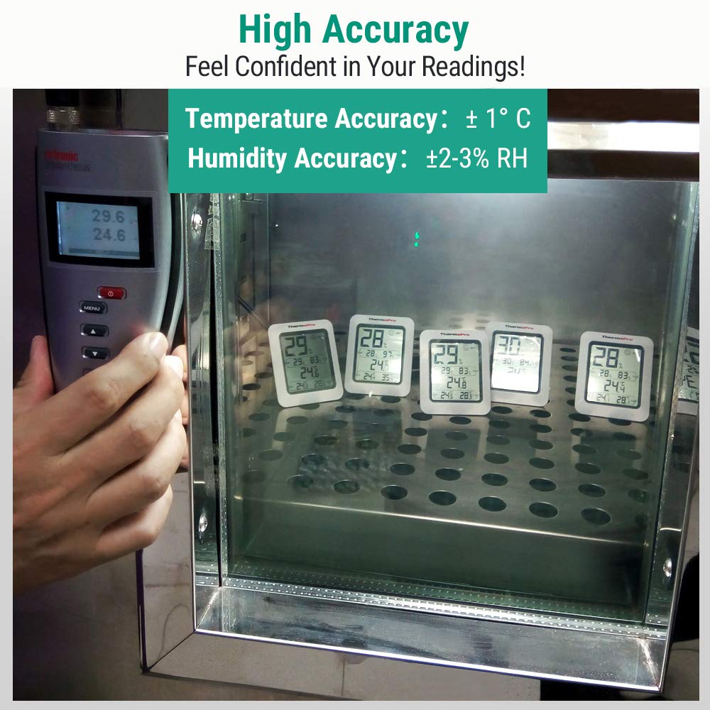 ThermoPro TP50 Digital Hygrometer Indoor Thermometer Room Thermometer