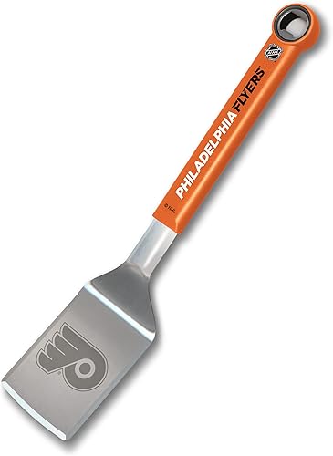 Miniatura 10 de YouTheFan NHL - Espátula para barbacoa de acero inoxidable con abrebotellas