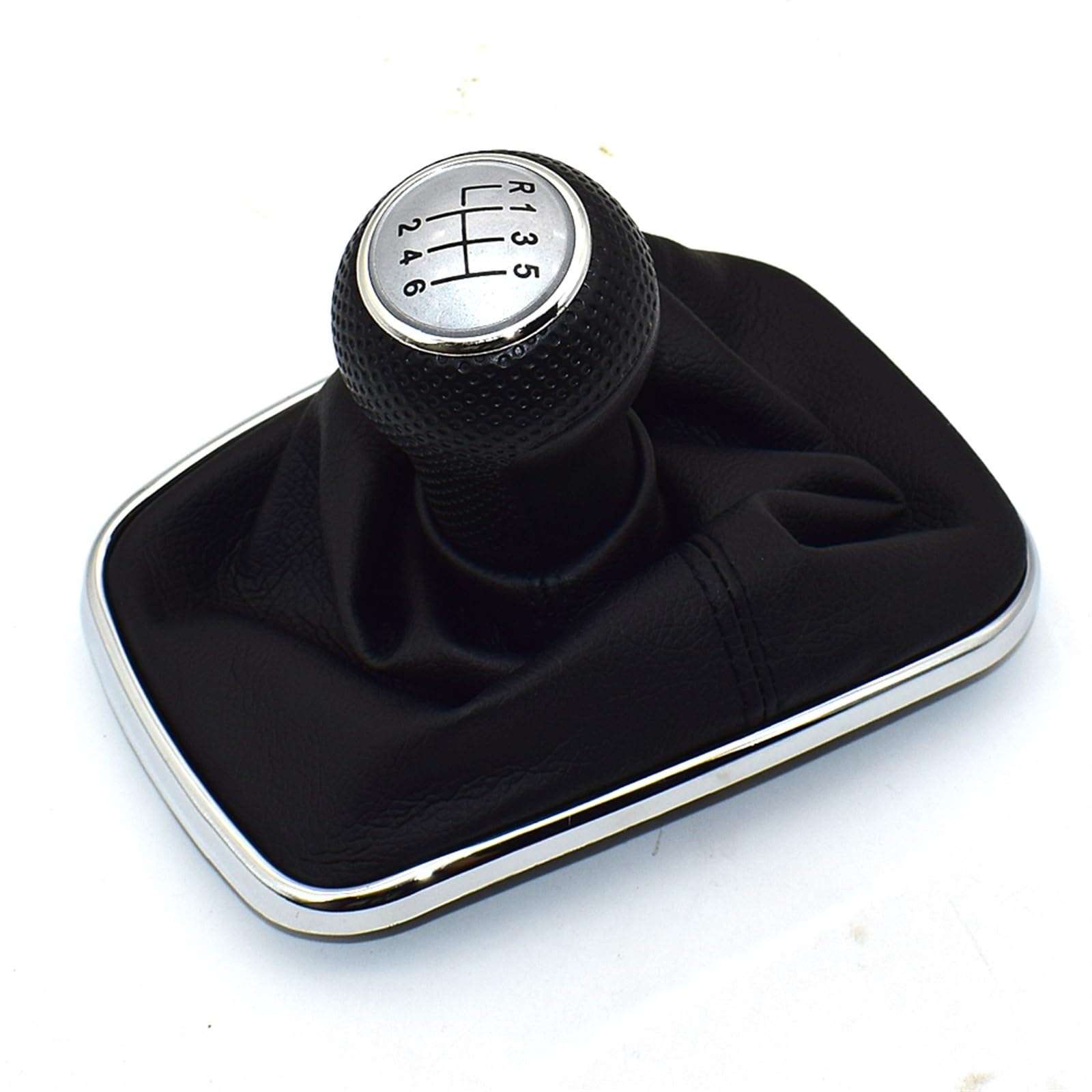 Wxnlbb 6 Speed-01 Compatible With Volkswagen Vw 1999-2004 Golf 4 Iv Mk4 Gti R32 Bora Jetta Mt 23Mm 5/6 Speed Car Gear Shift Knob Lever Shifter Gaitor Boot(6 Speed-01)
