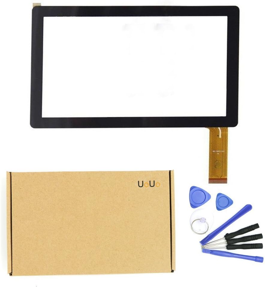 UoUo Touch Screen Digitizer Glass Panel for 7" Dragon Touch Y88 Y88x Q88 Tablet PC with Tools kit