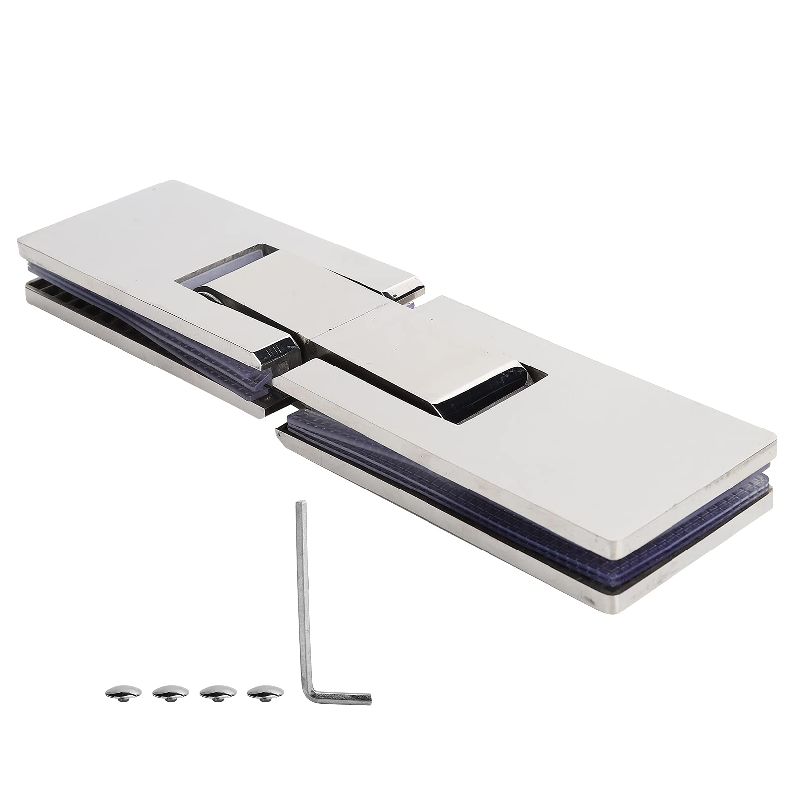 ViaGasaFamido Abrazadera de Vidrio para Puerta, Acero Inoxidable 304,