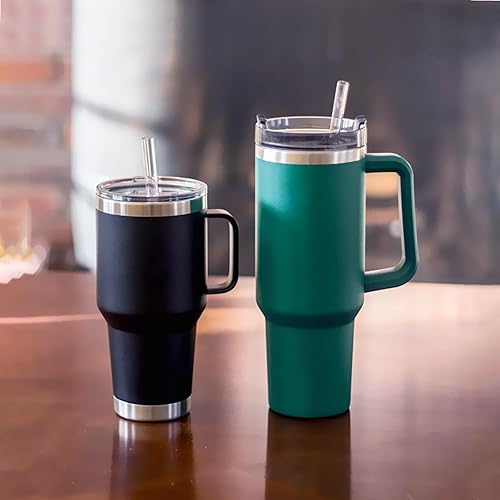 Miniatura 8 de WATERH PureSip Adapt - Botella de agua de repuesto y filtro, vaso de acero inoxidable con popote para botella WATERH Vita, Simple Modern, Stanley,