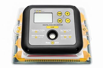 24 Egg Automatic Chicken Incubator Digital Poultry Hatching Auto Turning