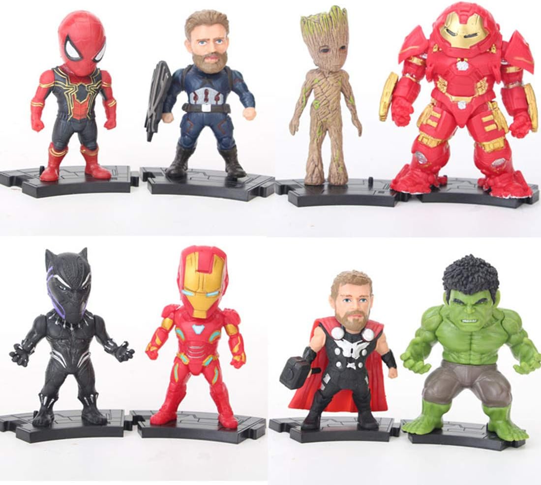 ATII Super Hero Adventures Ultimate Super Hero Set, 16 Figures from Avengers (Avengers: Infinity War)