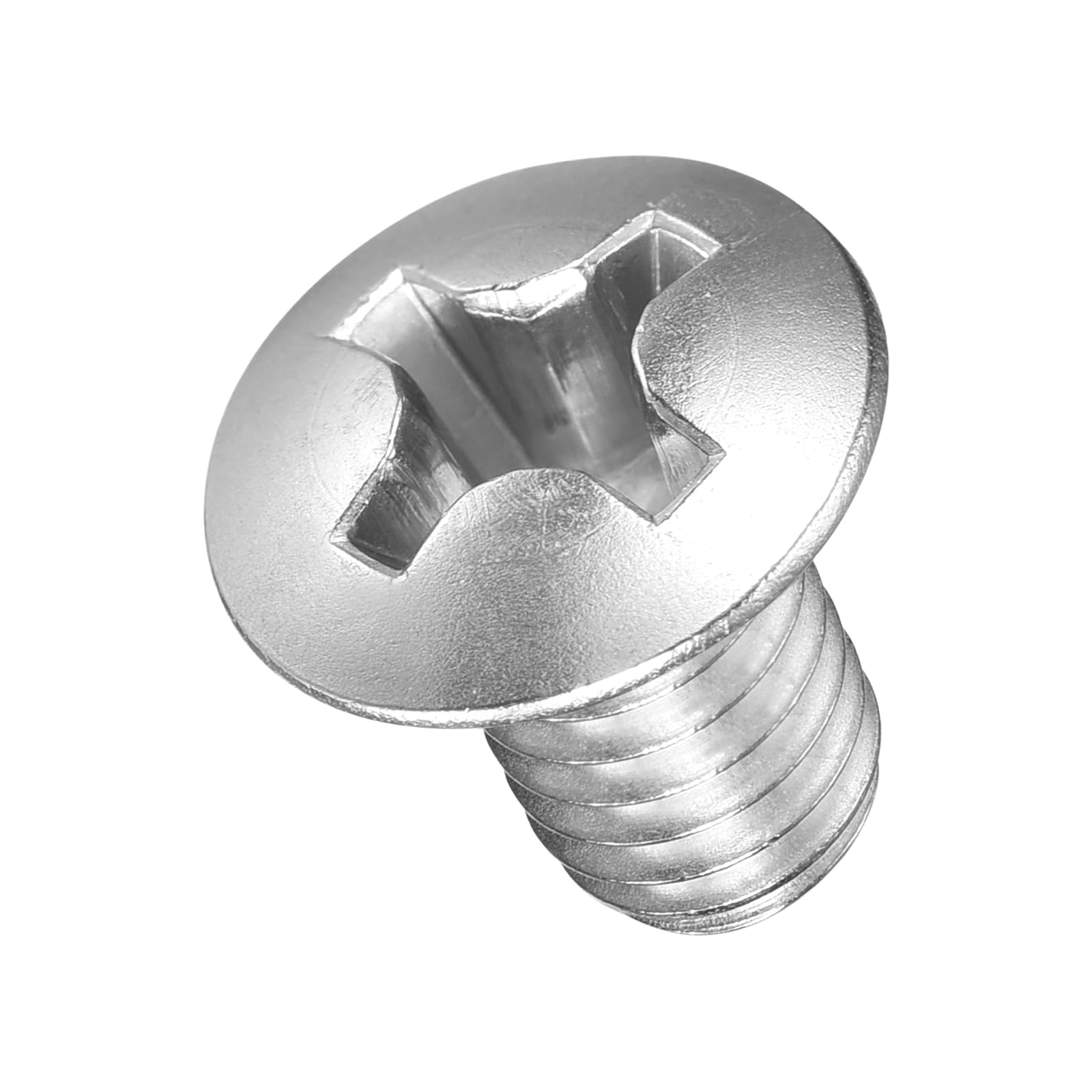 METALLIXITY Phillips Cross Recessed Countersunk Head Screws Bolts (M6-1x10) 30Pcs