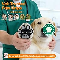 Vista 7 de Protector de patas de perro, almohadillas de tracción antideslizante, asistente de paseo para perros mayores, calcomanías de pie para suelos