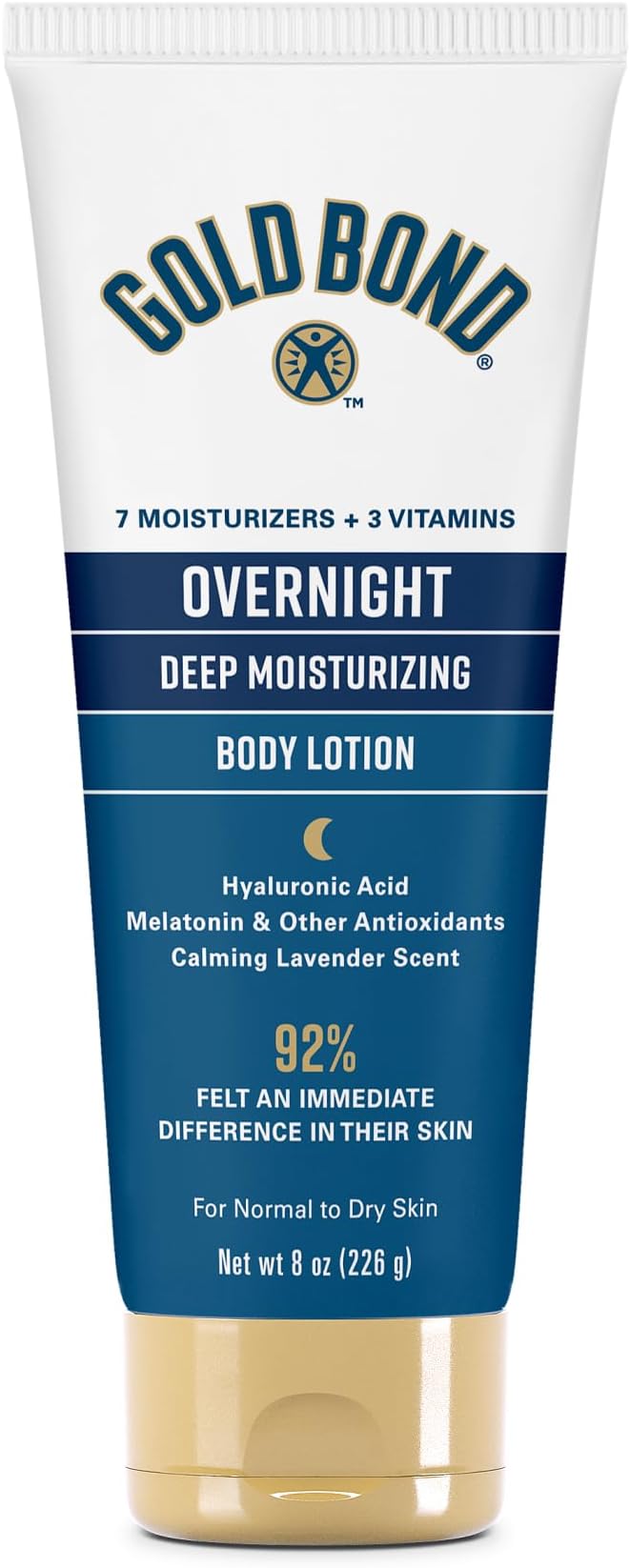 Gold Bond Ultimate Overnight Deep Moisturizing, 8 Ounce