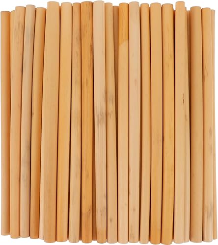 COHEALI 50 tubos naturales de abejas para exteriores, suministros de repuesto para abejas masoneras, accesorios de tubo de anidación