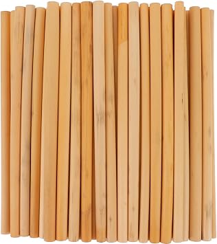COHEALI Mason Bee Tubes 50-Pack, 7.87" Natural Reed Nesting Tubes Refills for Bee House, 7-9mm Diameter Solitary, Beehive Pollination Beekeeping Supplies for Garden