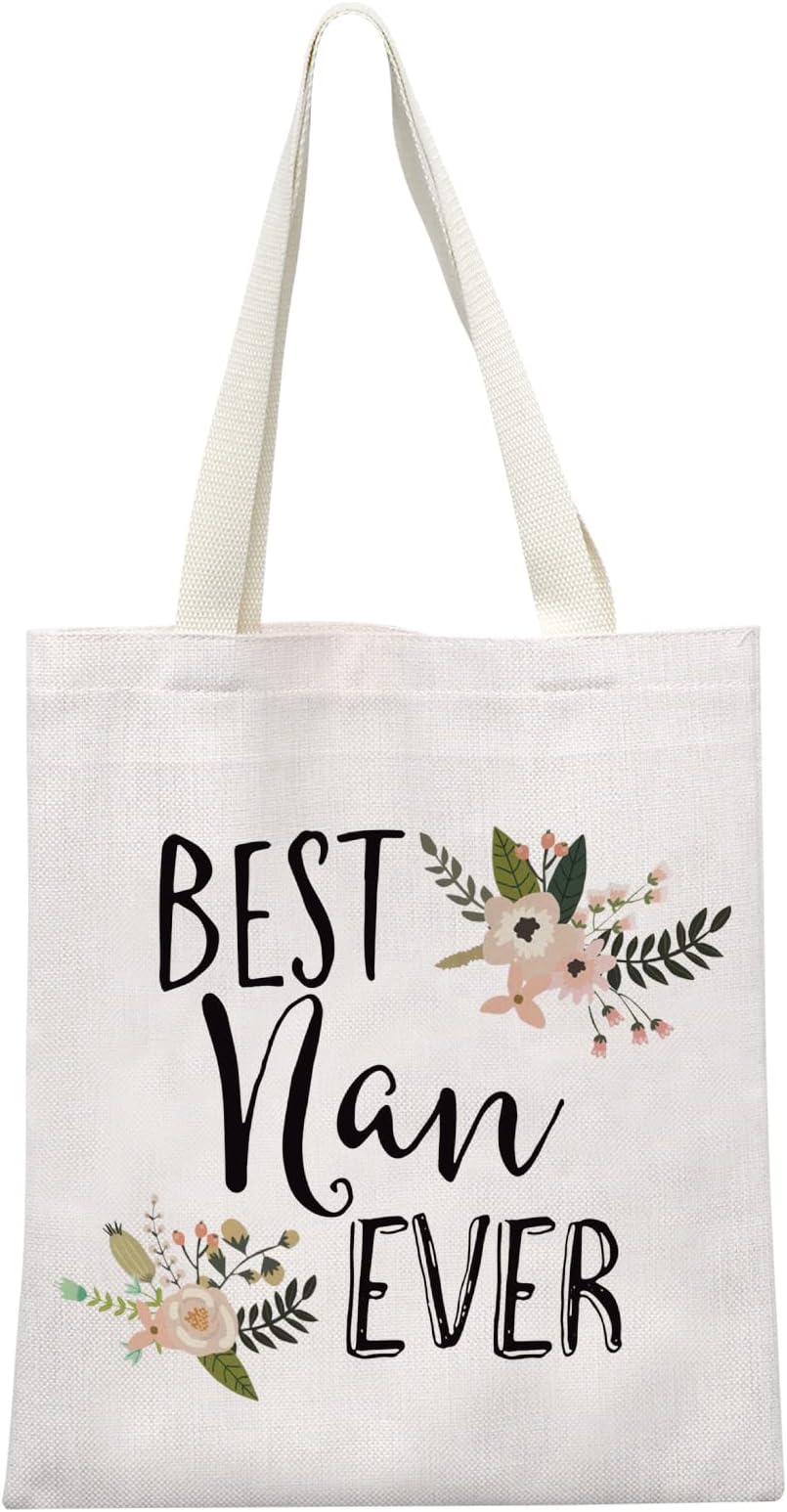 Nan Gift for Grandma Makeup Bag Mother's Day Gifts Grandmother Birthday Gift Best Nan Ever Travel bag (Best Nan Ever Tote)