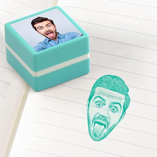 Miniatura 5 de Sellos personalizados autoentintados para fotos de mascotas, sellos de goma personalizados, bonitos regalos de Navidad de cumpleaños para amantes de