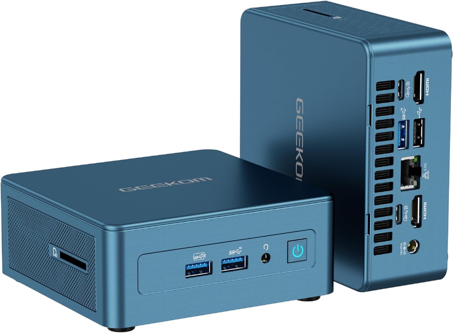 - High Speed GEEKOM IT13 Mini PC 2026 with 13th Gen Intel i5-13600H |16GB RAM | 1TB SSD | Windows 11 Pro | 2 X USB4.0(40Gbps) | Quad Display| WiFi 6E |SD Slot | Intel NUC13 Replacement Desktop Computers