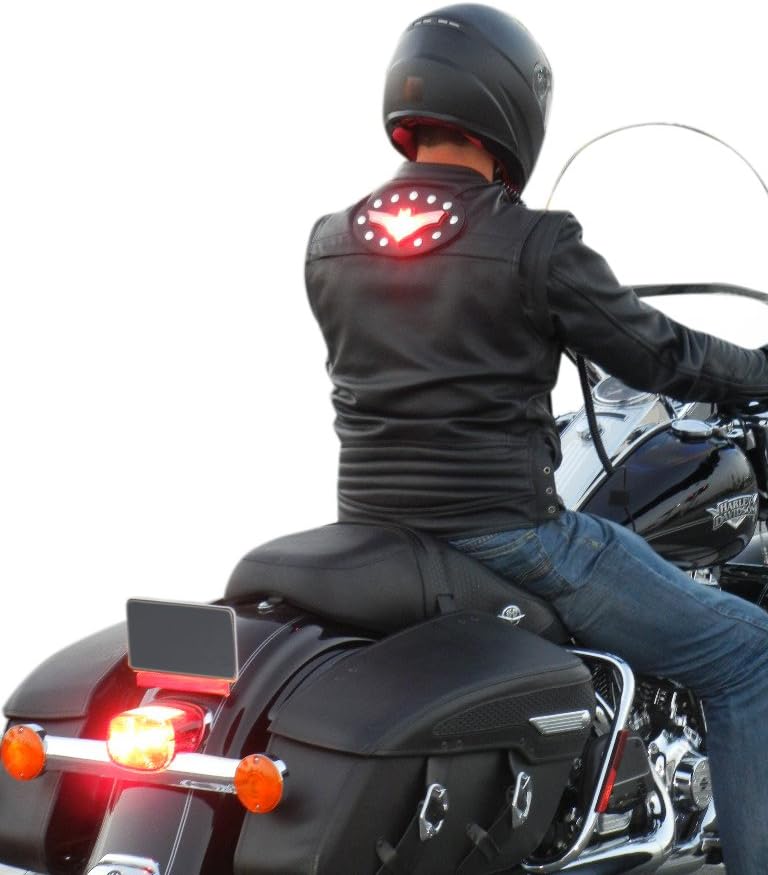 Motora SBL-1000 Series LED Motorcycle Jacket Signaling Device System with Built-In Turn Signals