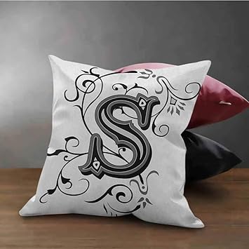 black square pillow