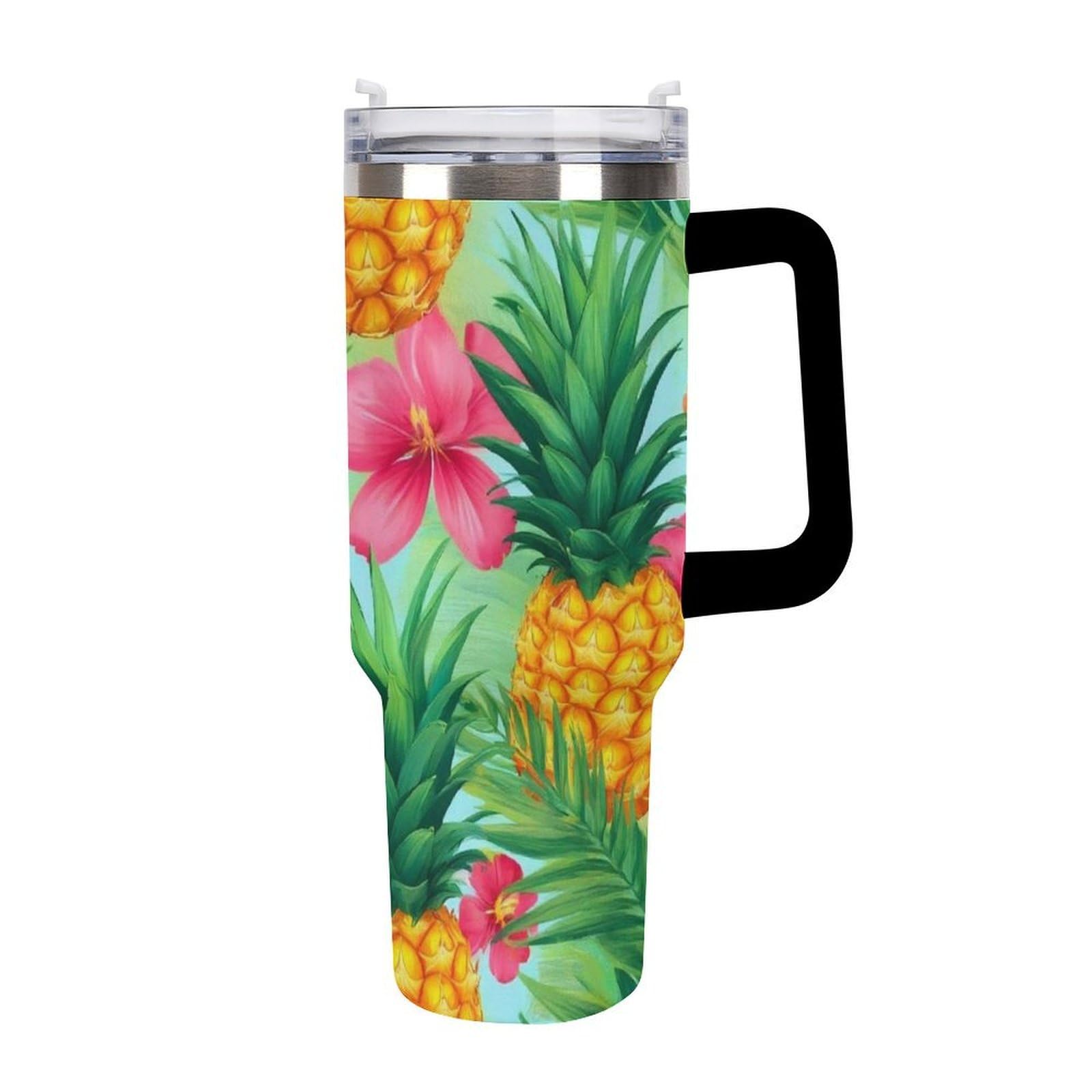 Tasse isotherme en acier inoxydable tasse de voyage portable avec paille pour femme et bureau