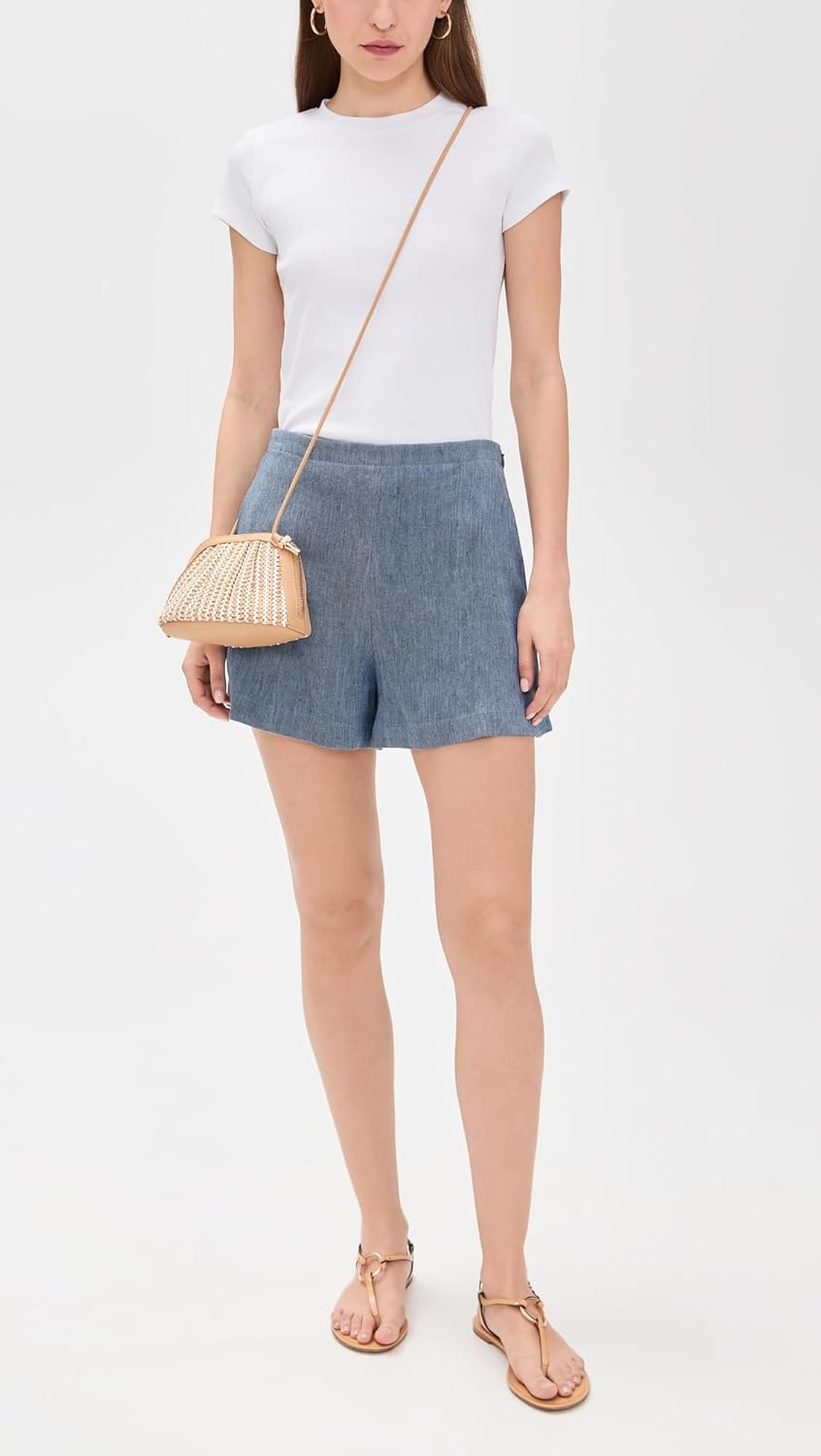 Theory Women's Cotton Blend Shorts - Image 5