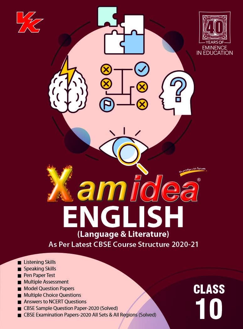 Xamidea English - Class 10 - CBSE - Examination 2020-2021 Paperback – 1 January 2020