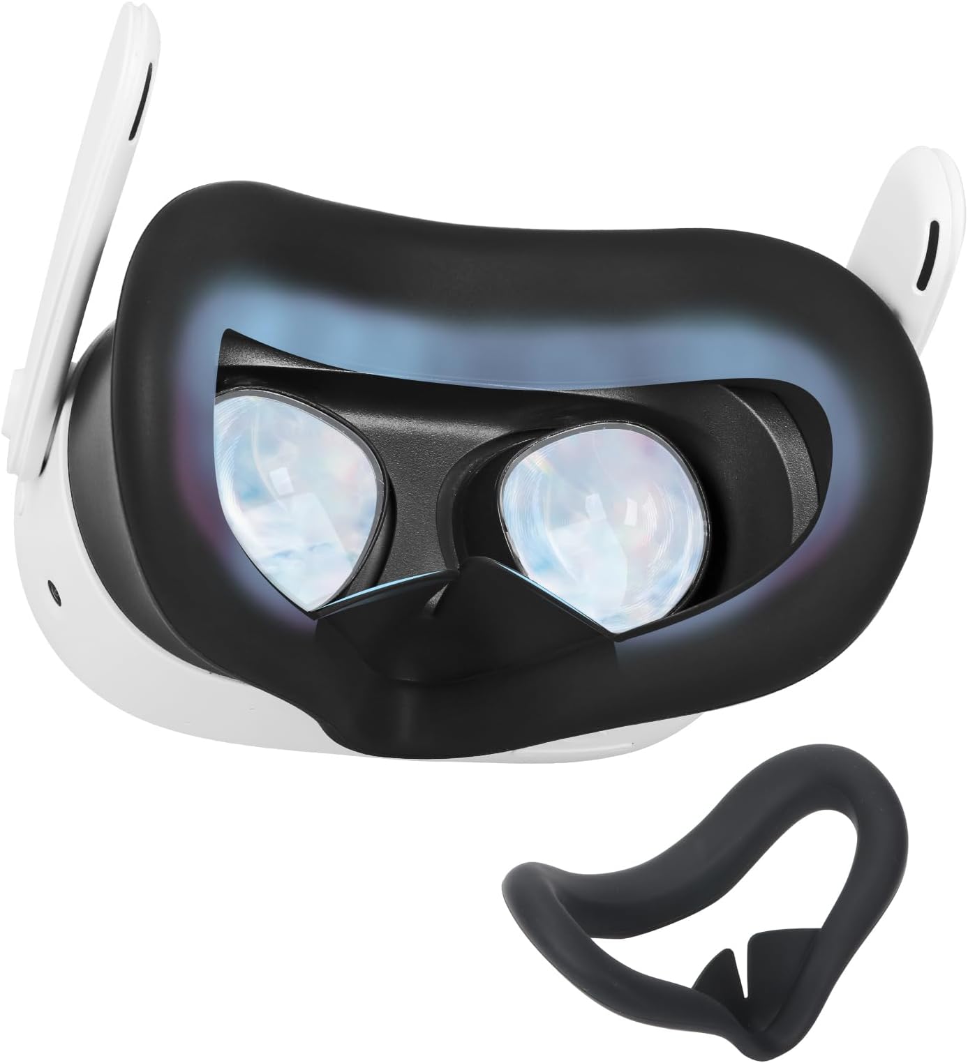 Silicone Face Mask for Meta Quest 3s, Sweat-Proof and Light-Proof Silicone Cover, Comfortable Experience, Enjoy Immersive Virtual Reality