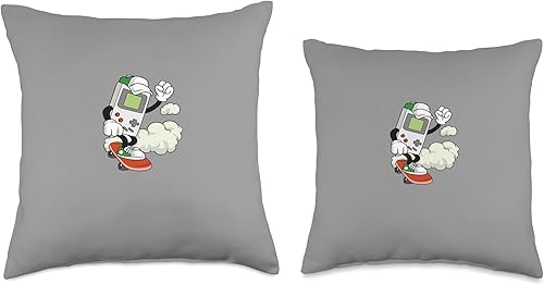 Miniatura 3 de Video Game Retro Vintage Classic Arcade Game Boy Throw Pillow