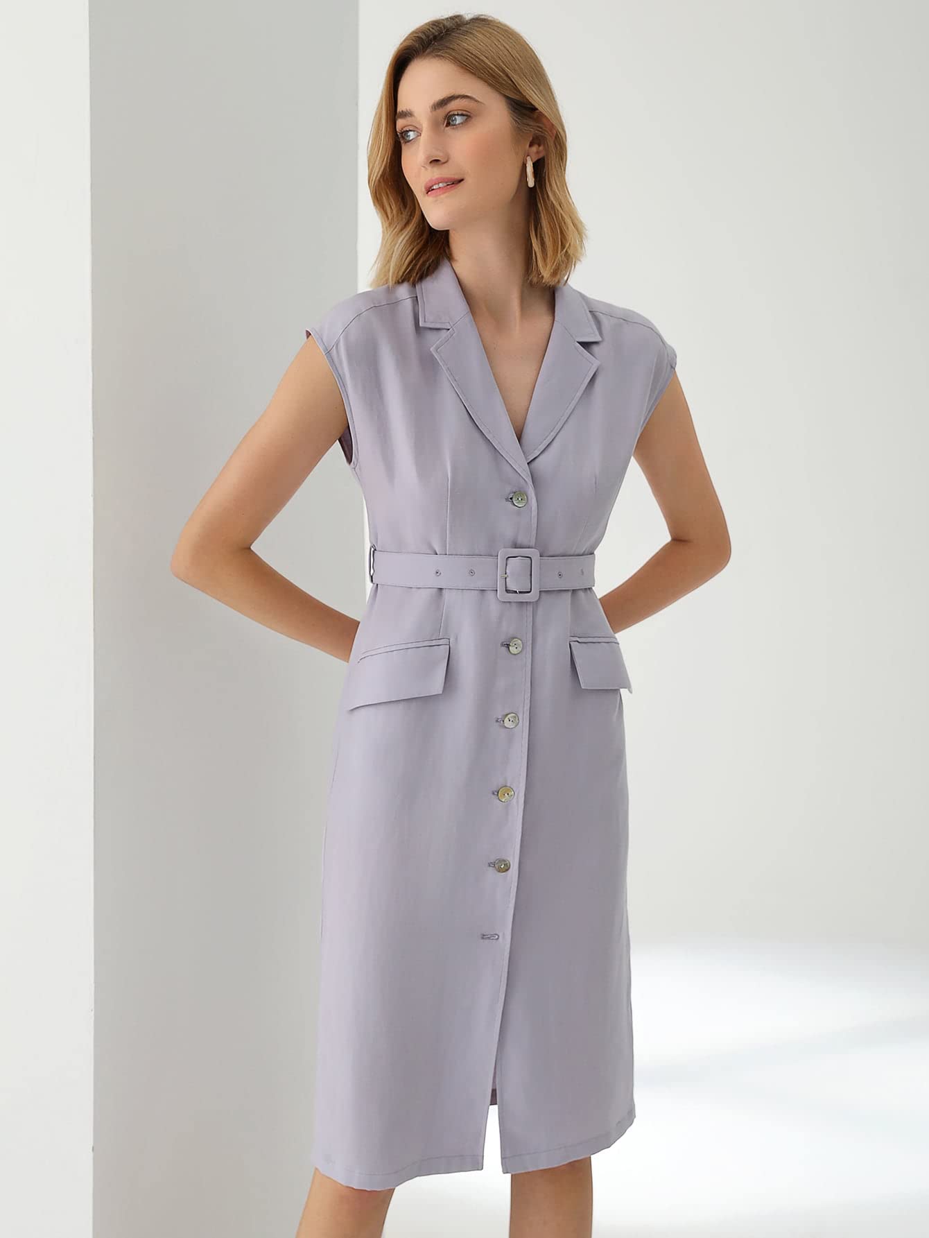 mauve fitted dress Terani Couture 251M4443 - Long Crepe Sheath Dress main image 0