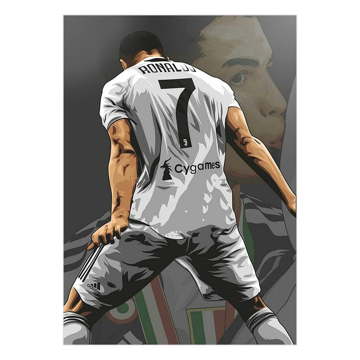 Ronaldo wall sticker Real madrid ronaldo wall poster ronaldo goal