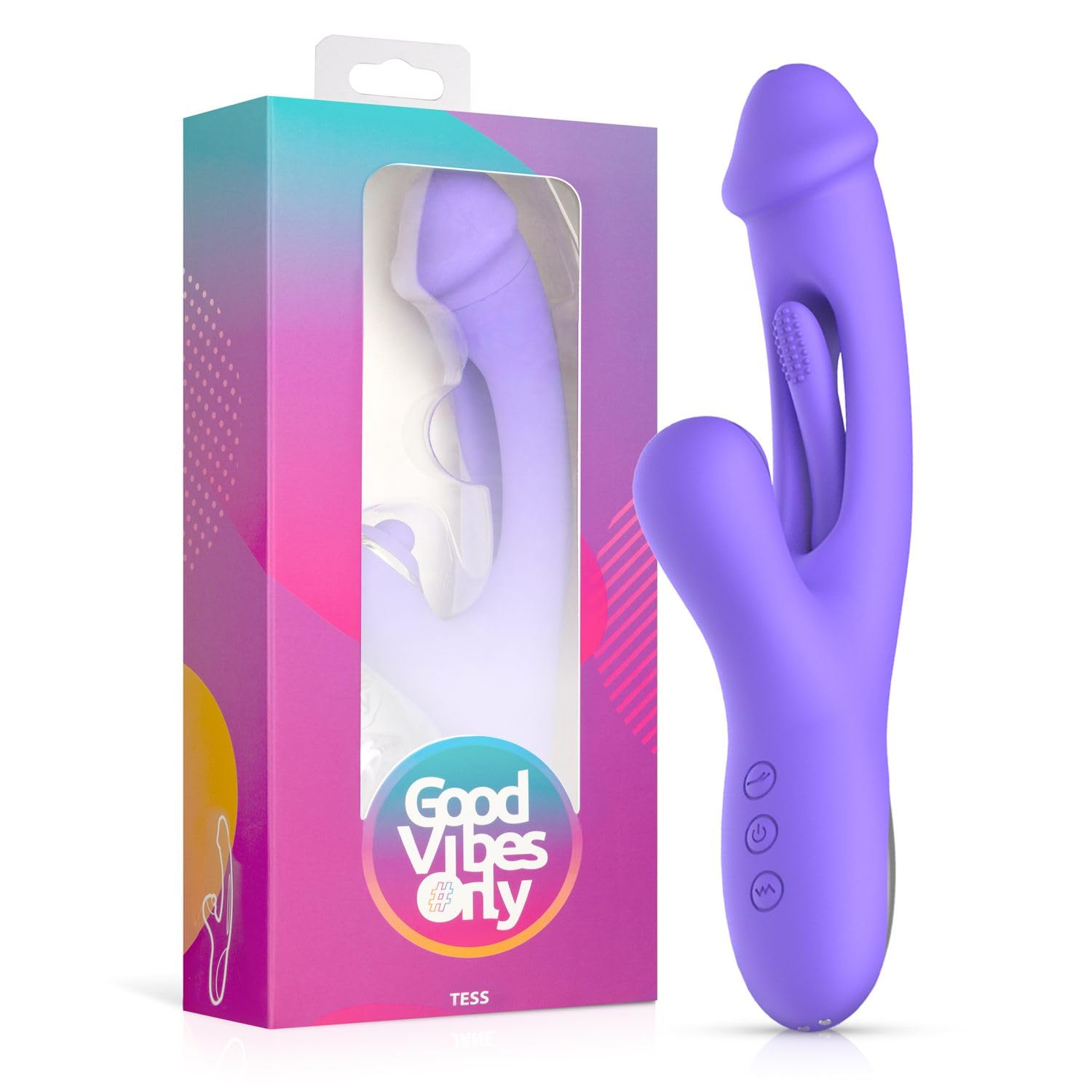 Good Vibes Only Vibratore Tess Rabbit con stimolatore G-Spot