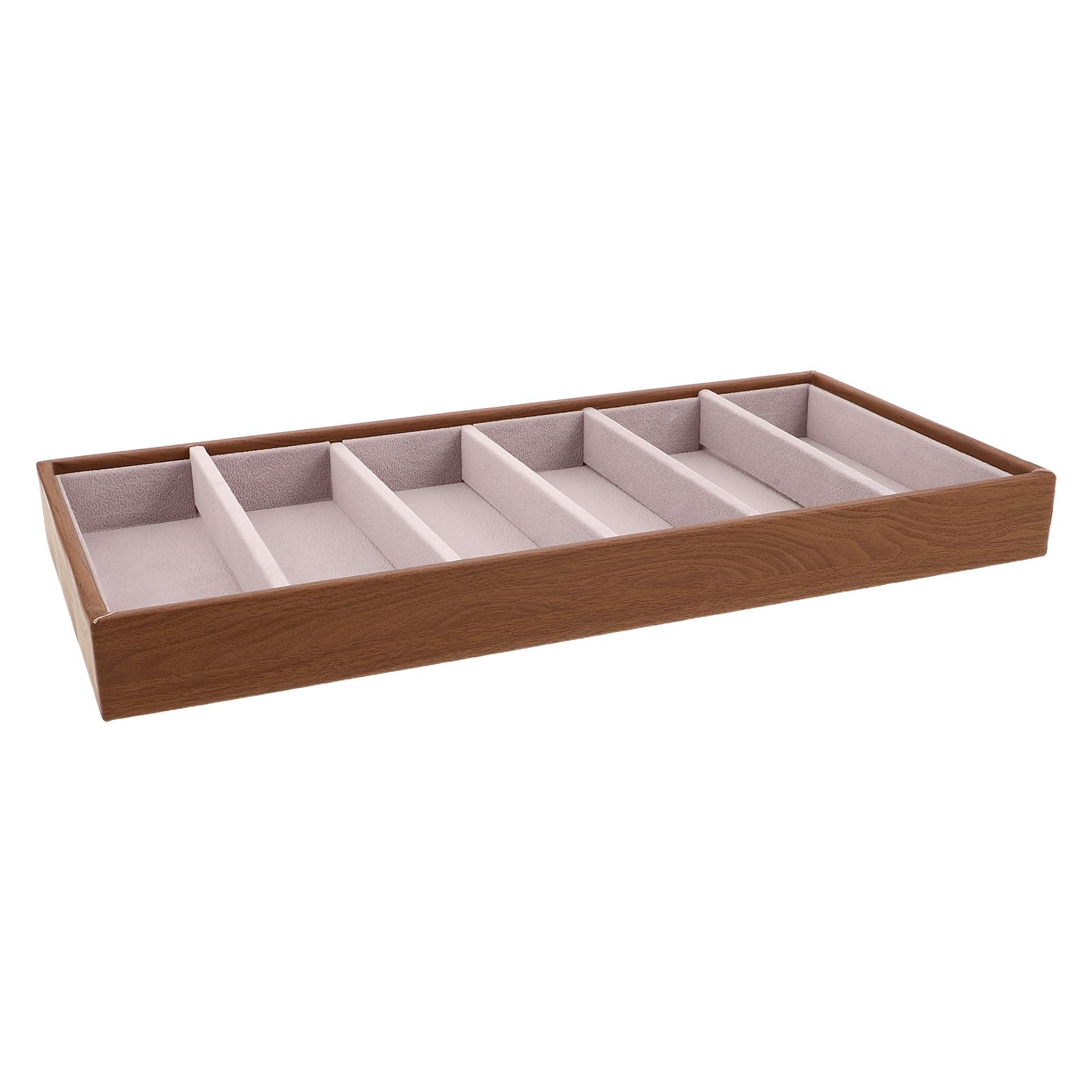 POPETPOP Estante de Exhibición para Guardar Gafas Caja de Almacenamiento para Gafas de Sol Organizador de Escritorio Compartimentos para Joyas Bandeja para Mesita de Noche para Oficina y Ho
