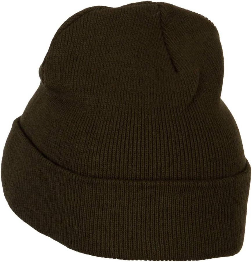 Border Collie Head Embroidered Long Knitted Beanie