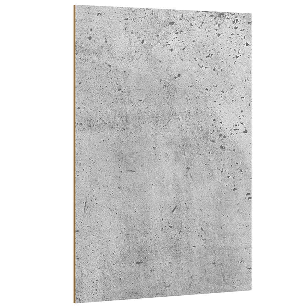 Dekoplatten 150 Pcs Beton Grau 15 x 21 x 0,27 cm Holzwerkstoff | Glatte Oberfläche, leicht schneidbar, vielseitig für Malerei und Collagen, pflegeleicht mit feuchtem Tuch