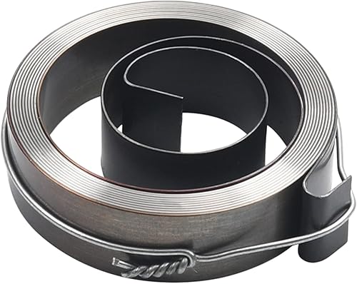 MroMax 1 resorte de prensa de taladro, 0.02 x 0.47 x 59.06 pulgadas, conjunto de resorte de bobina de retorno, 0.016 x 0.472 x 59.055 in, acabado de