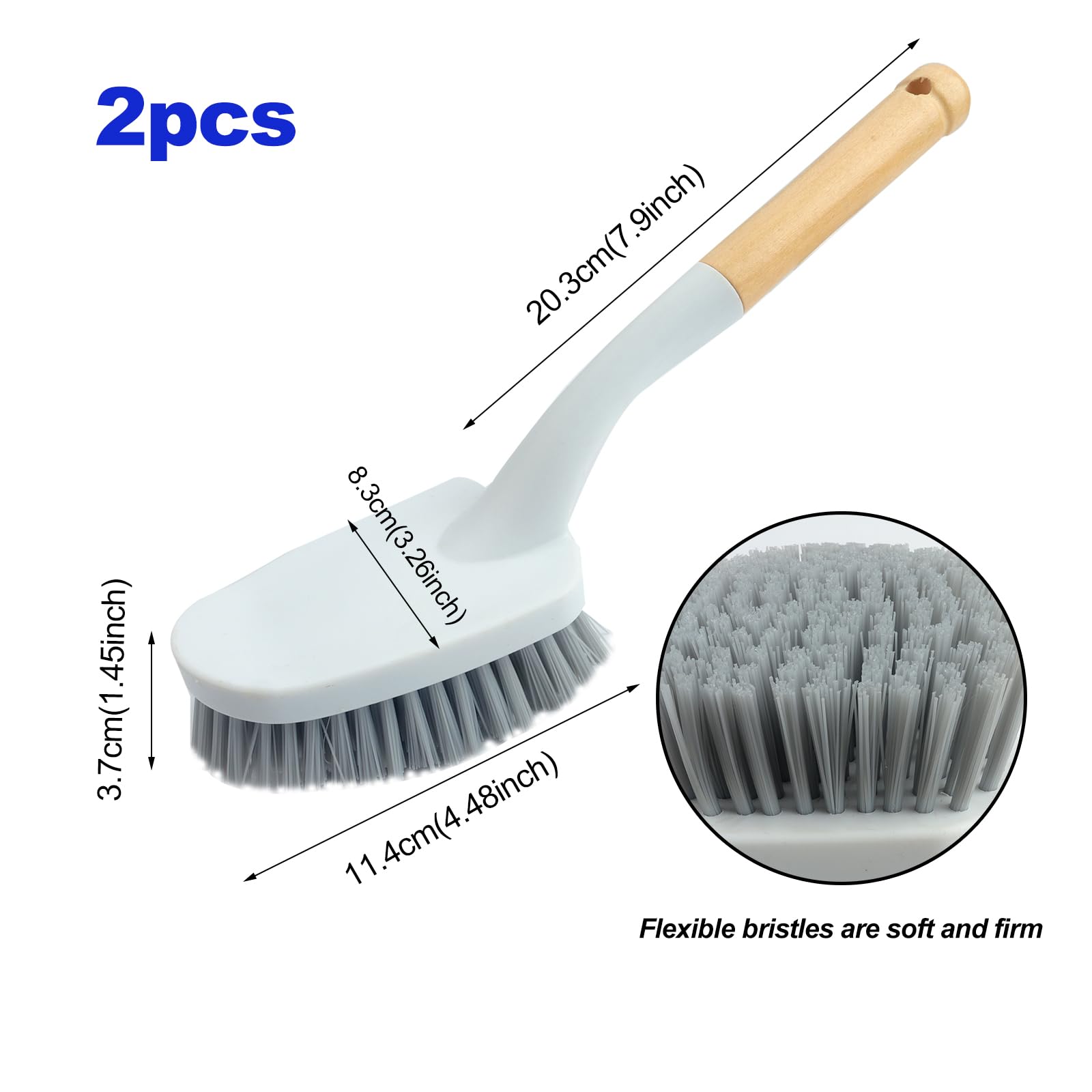 Portable Cleaning Brush Crevice Brush Gas Stove Cleaning Bathroom Floor