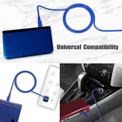 Miniatura 5 de 6amLifestyle 2 Pack 5FT USB Charger Cable for 3DS Power Charging Lead for New 3DS XLNew 3DS 3DS XL 3DS New 2DS XLNew 2DS 2DS XL 2DS DSiDSi XL